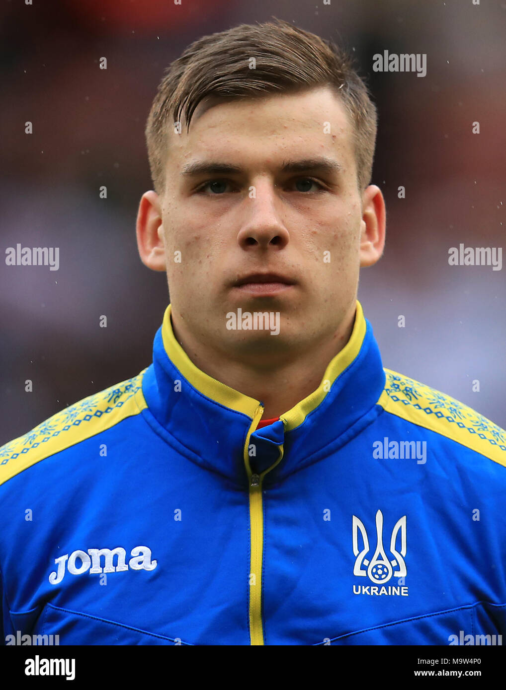 Ucrania U21 portero Andriy Lunin Fotografía