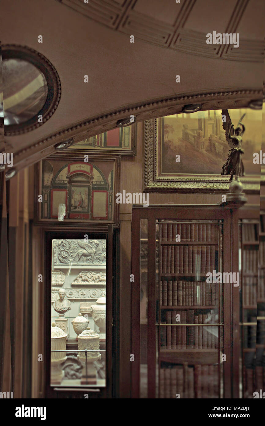 Decoraciones De Pared Con Pintura Con Libreros De Sir John Soane S