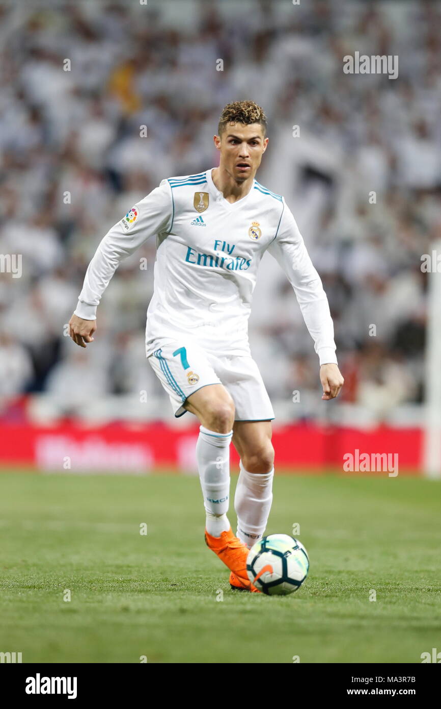 Cristiano Ronaldo (Real), 18 de marzo de 20178 - Fútbol/Soccer : español  'La Liga Santander' partido entre el Real Madrid CF 6-3 Girona FC en el  Estadio Santiago Bernabeu en Madrid, España.