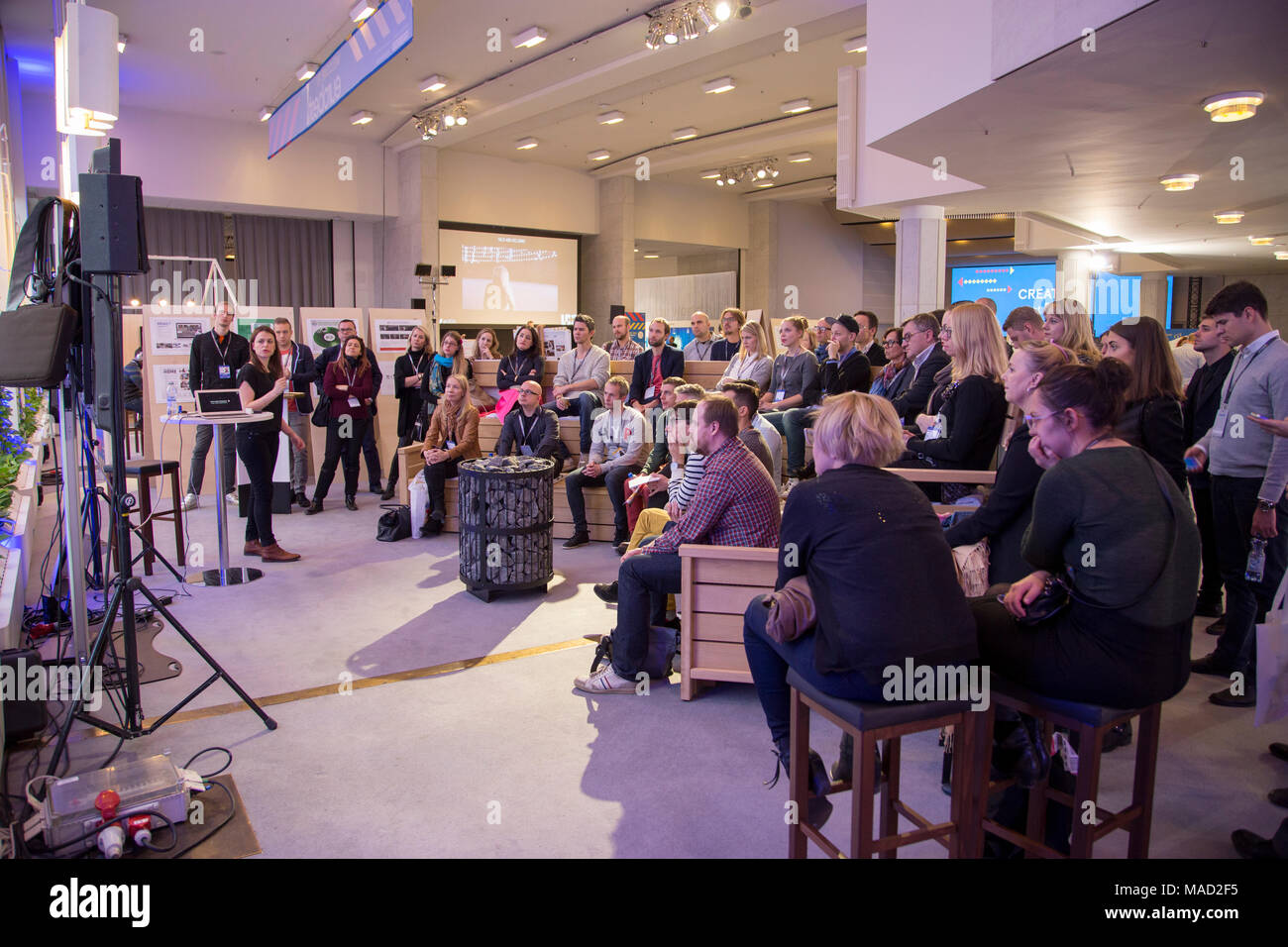 Eurobest, celebrando los mejores trabajos creativos en Europa, European Festival de Publicidad 2014 en Helsinki, Finlandia - 01 Dic 03 2014 © ifnm Foto de stock