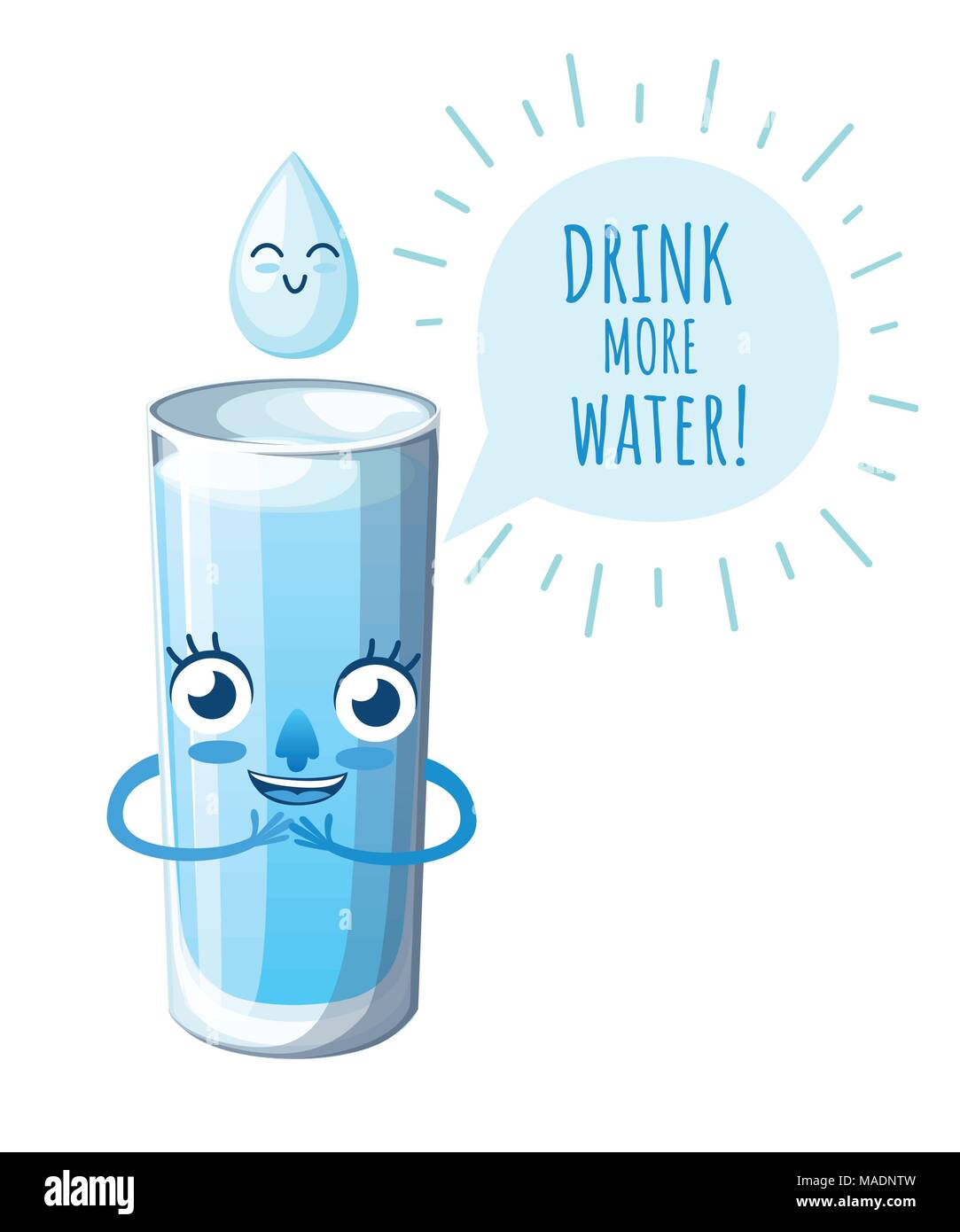Beber agua cartoon fotografías e imágenes de alta resolución - Alamy
