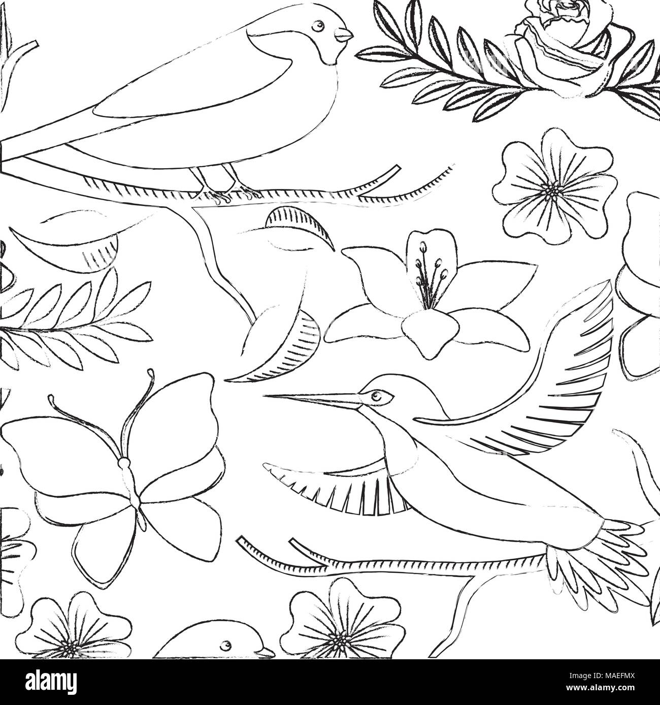 Arbusto lirio Imágenes vectoriales de stock - Alamy Arbusto lirio Imágenes vectoriales de stock - Alamy