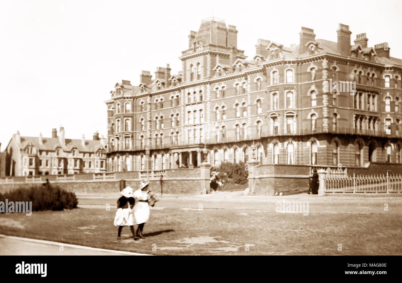 Imperial Hotel, Blackpool, época victoriana Foto de stock