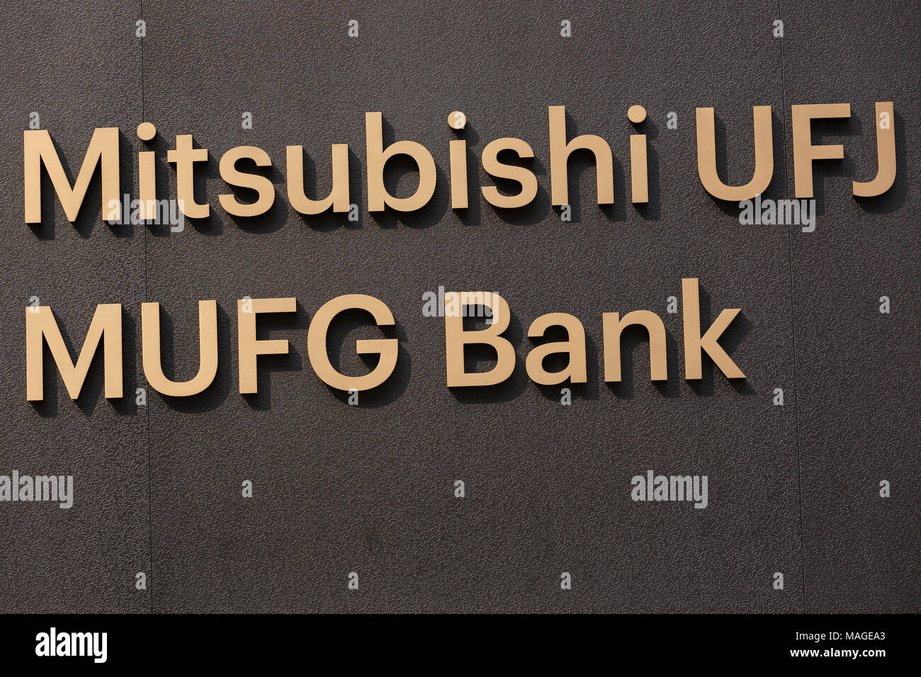 Mitsubishi Ufj Grupo Financiero Imágenes De Stock