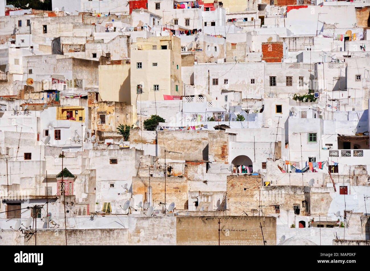 Medina (ciudad vieja) de Tetuán, un sitio del Patrimonio Mundial de la Unesco. Marruecos Foto de stock