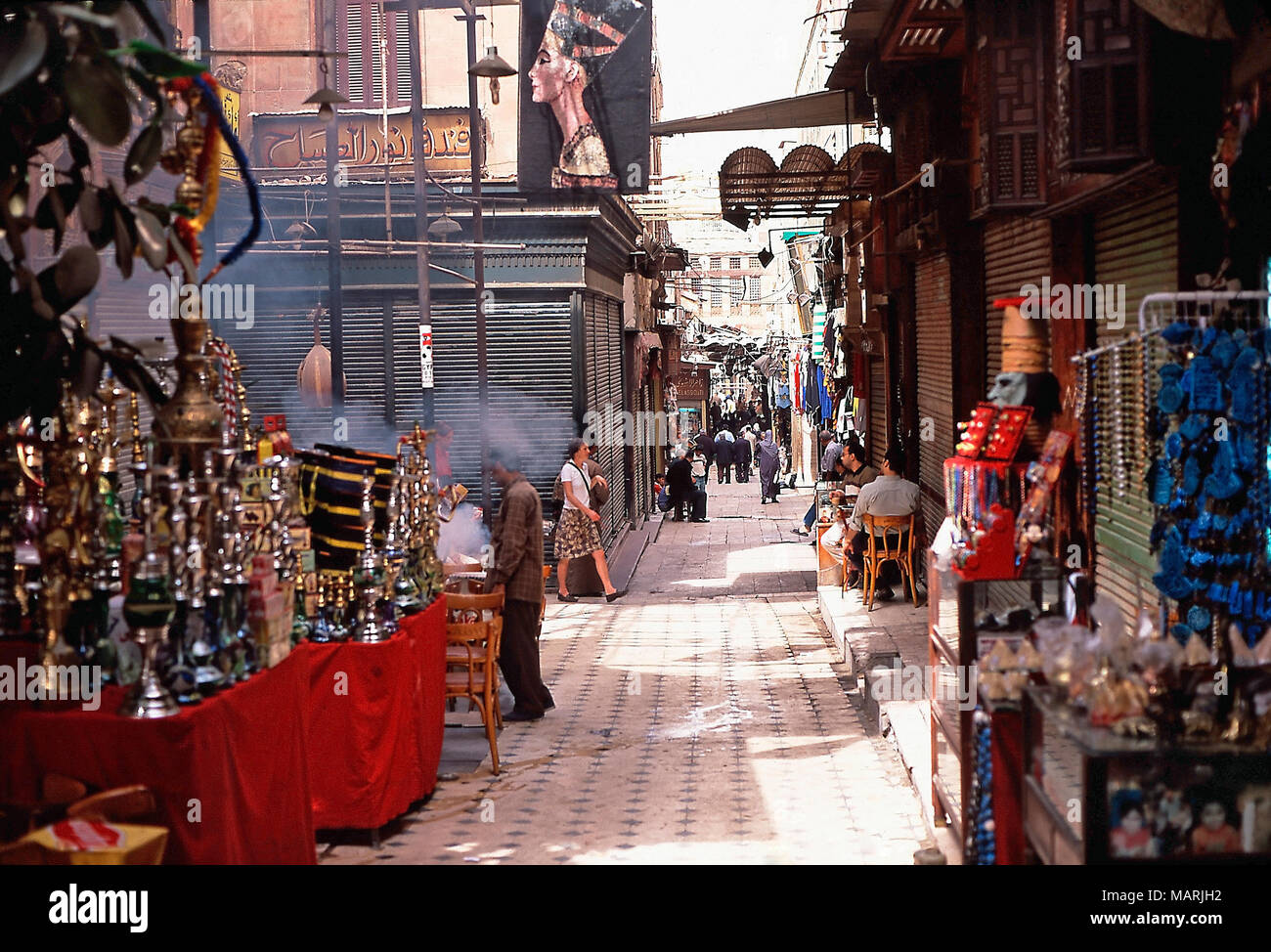 Bazar Khan el-Khalili, El Cairo, Egipto Foto de stock