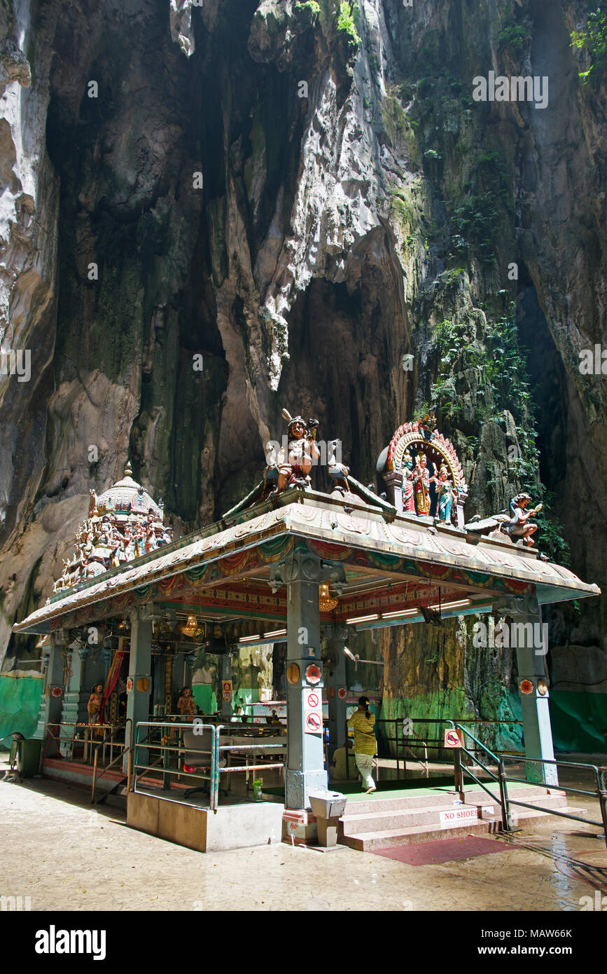 Alamelu templo hindú de las cuevas de Batu malasia Kuala Lumpur Foto de stock