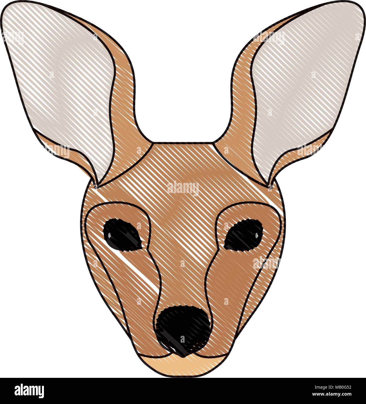 Cara de canguro Imágenes vectoriales de stock - Alamy