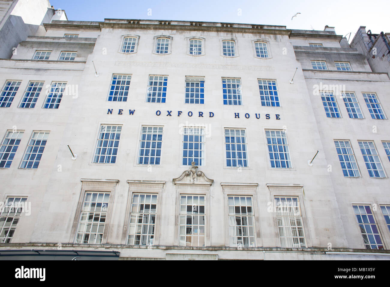 El exterior de New Oxford House, Waterloo Street, Birmingham, Inglaterra, Reino Unido. Foto de stock
