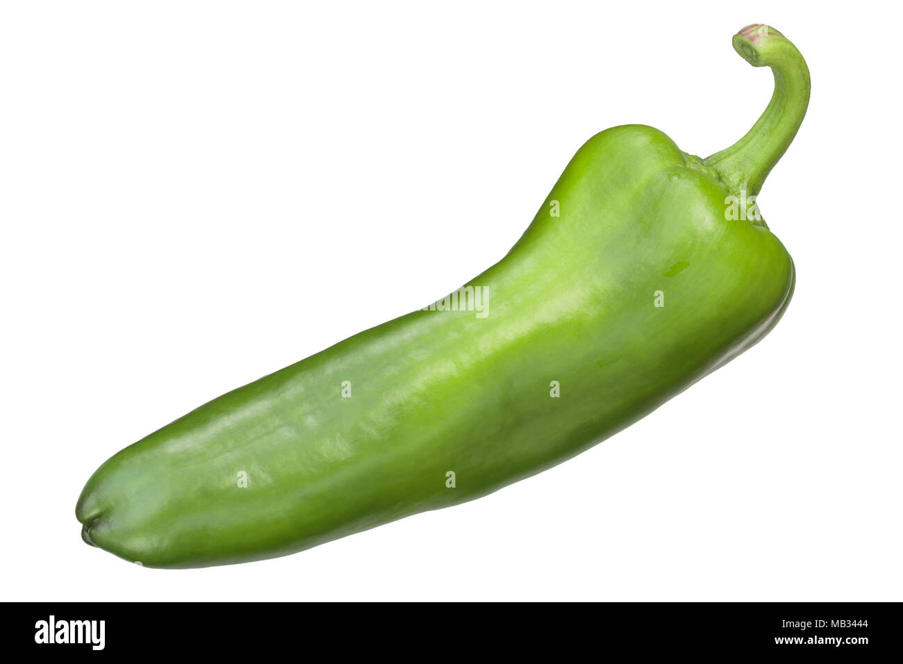 Dolce Italiano dulce chile pimiento verde todo el pod. Vista superior