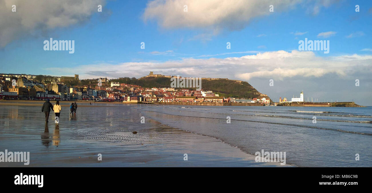 South Bay, Scarborough Foto de stock