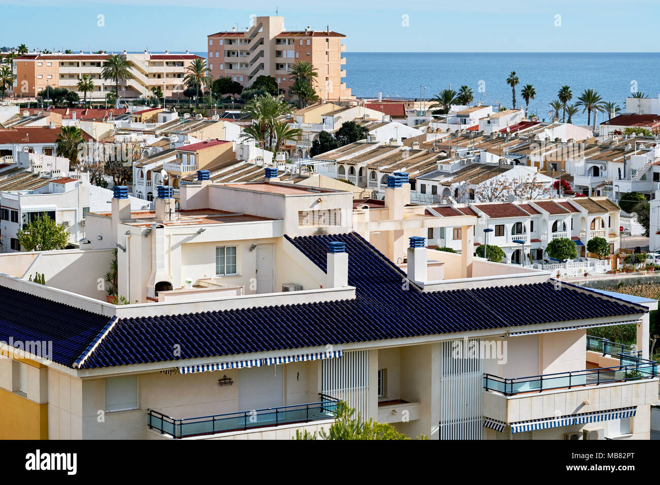 Vistas a la ciudad de Pilar de la Horadada. Costa Blanca. La provincia de  Alicante, en el sureste de España Fotografía de stock - Alamy