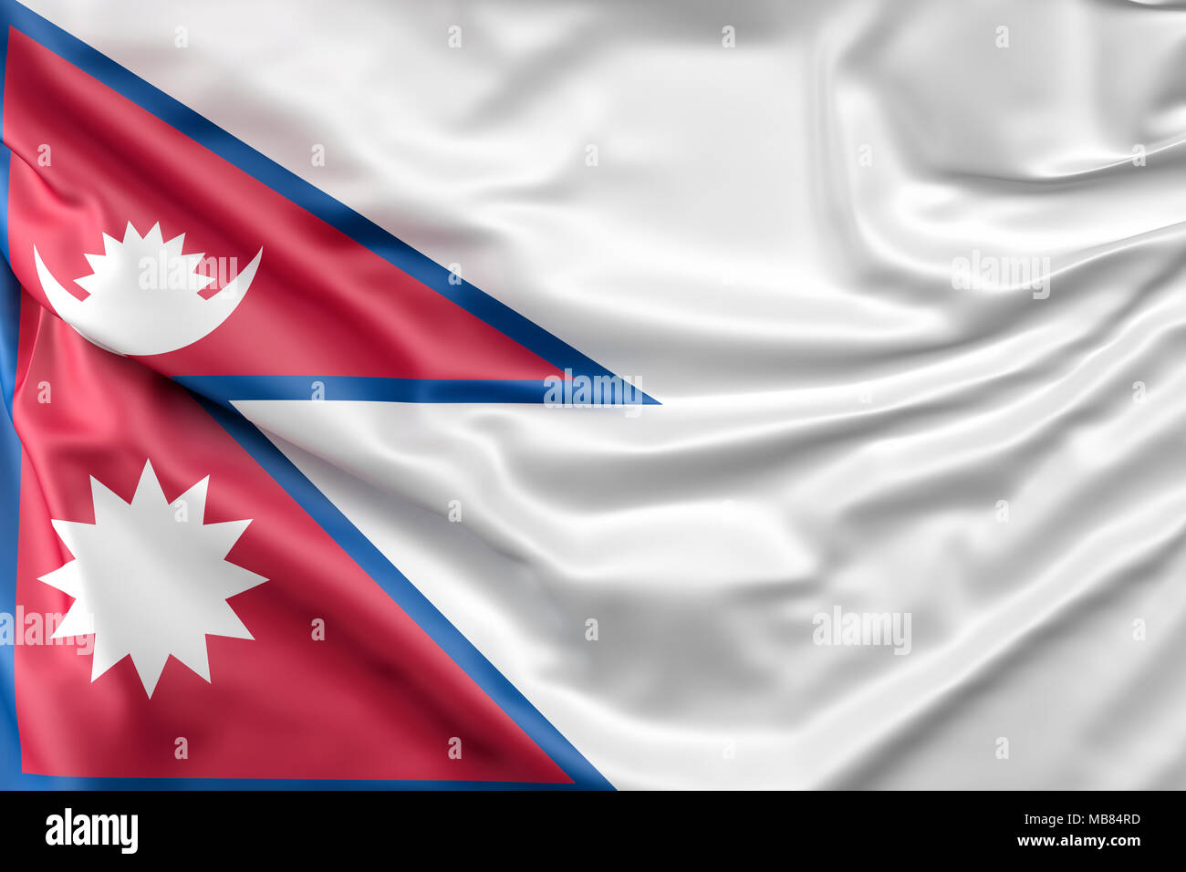 Bandera de Nepal Fotografía de stock Alamy