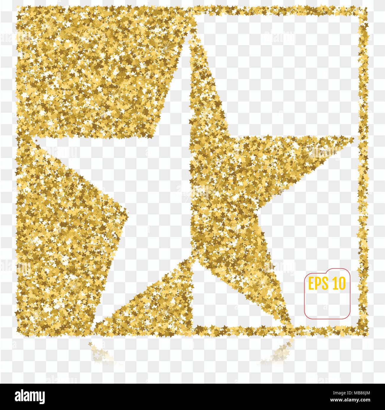 Confeti de Papel a Granel en Oro (10 ud)
