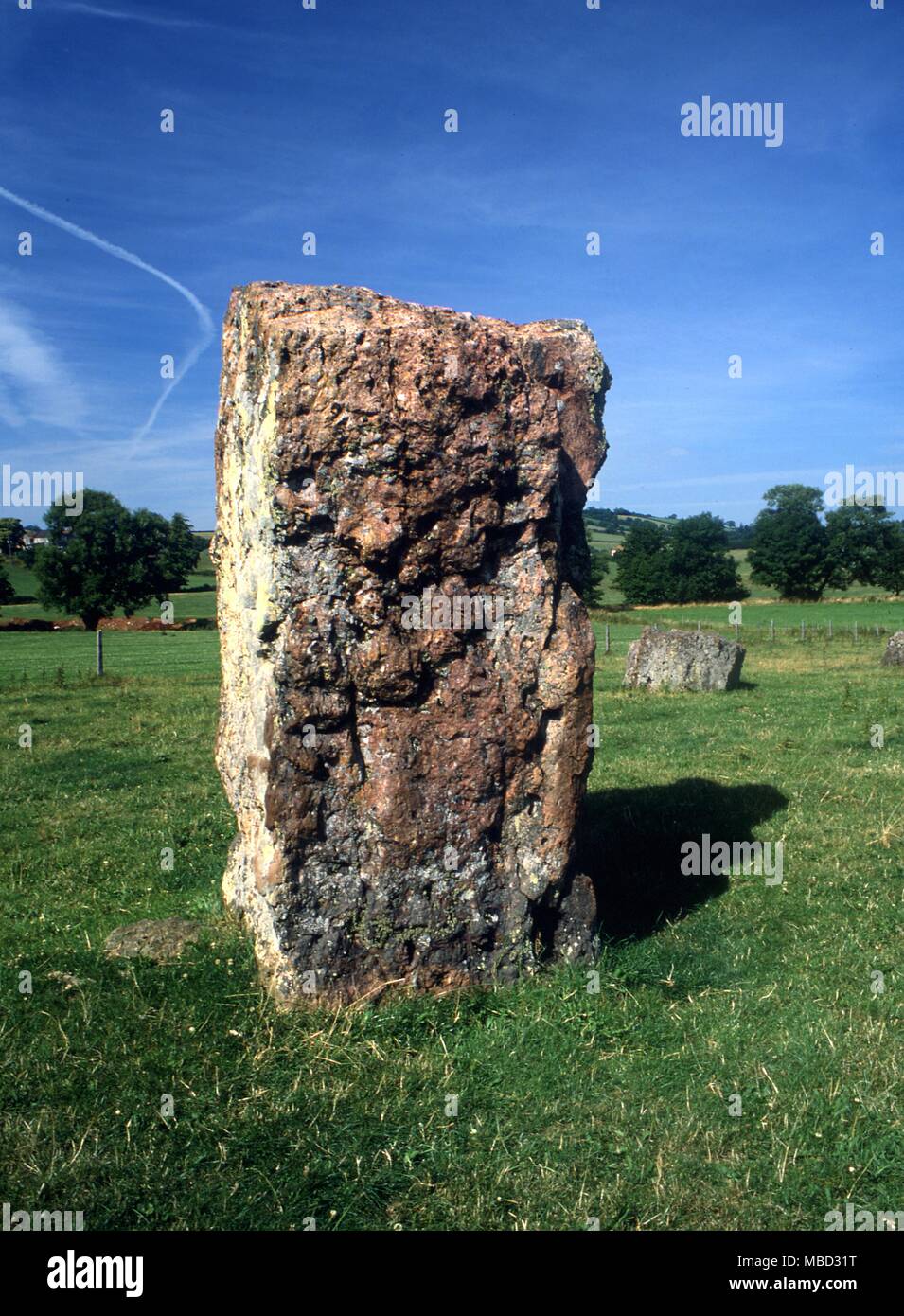 La Stanton llamó círculo de piedra cerca de Bristol. Avon Foto de stock
