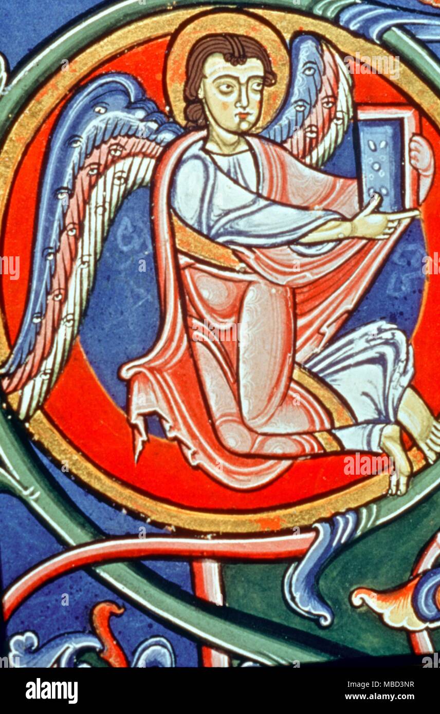 Cristiano San Mateo La Evangélica Mateo con su librosímbolo. Él