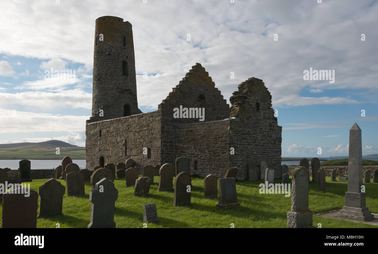 St Magnus Cenotaph, Egilsay, Orkney Foto de stock
