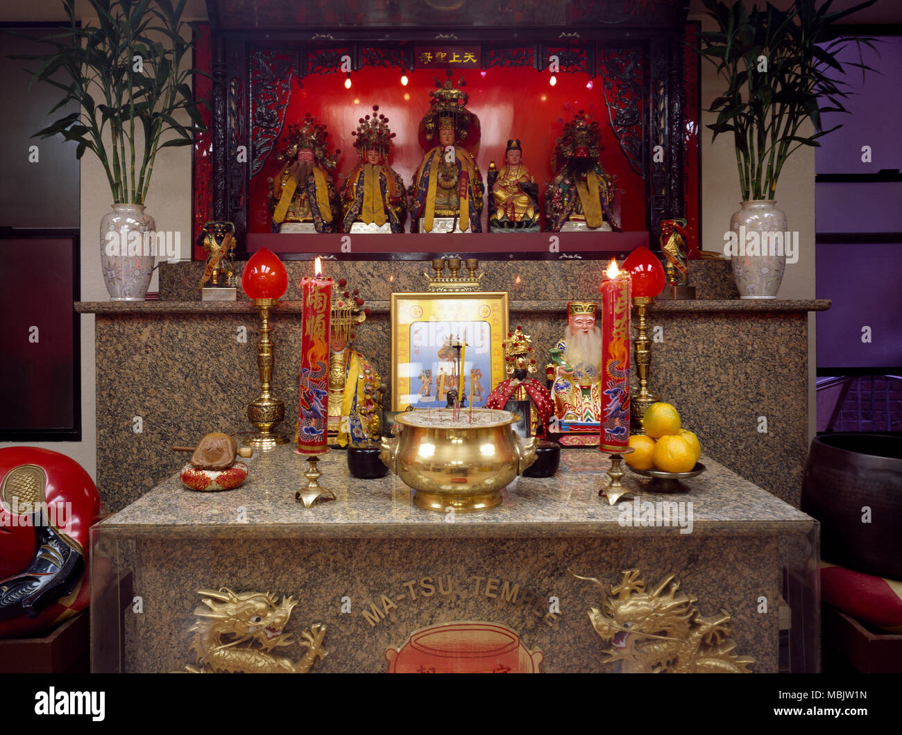 Ma-Tsu (Madre Celestial) Templo de los EE.UU. Foto de stock