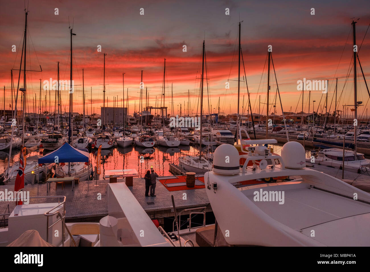 Puerto deportivo de San Pedro del Pinatar España Fotografía de stock - Alamy