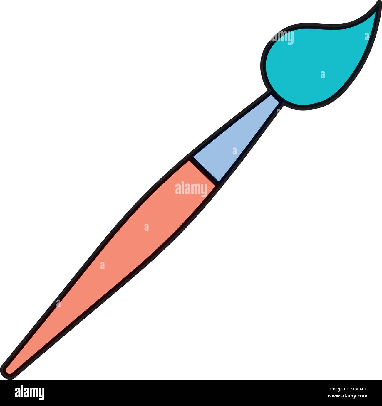 Color de pincel de arte diseño de herramienta de dibujo Imagen Vector de  stock - Alamy