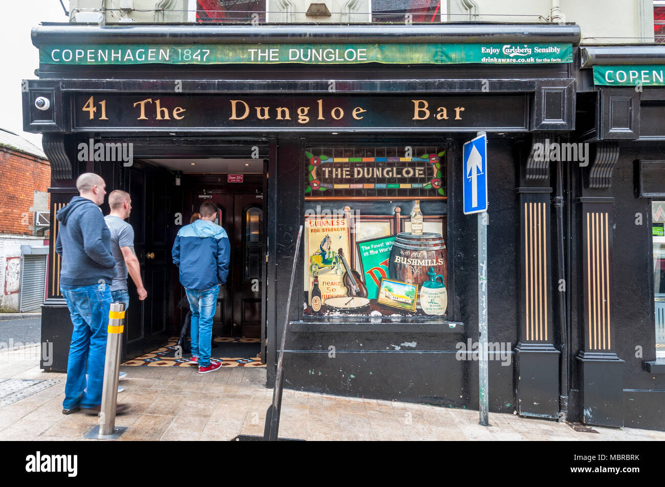 La barra Dungloe, Derry, de la ciudad de Londonderry, Irlanda del Norte, REINO UNIDO Foto de stock