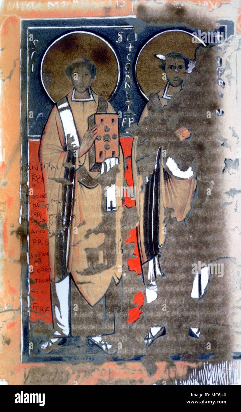 Los mártires cristianos el martirio de los santos Cornelio y Cipriano S