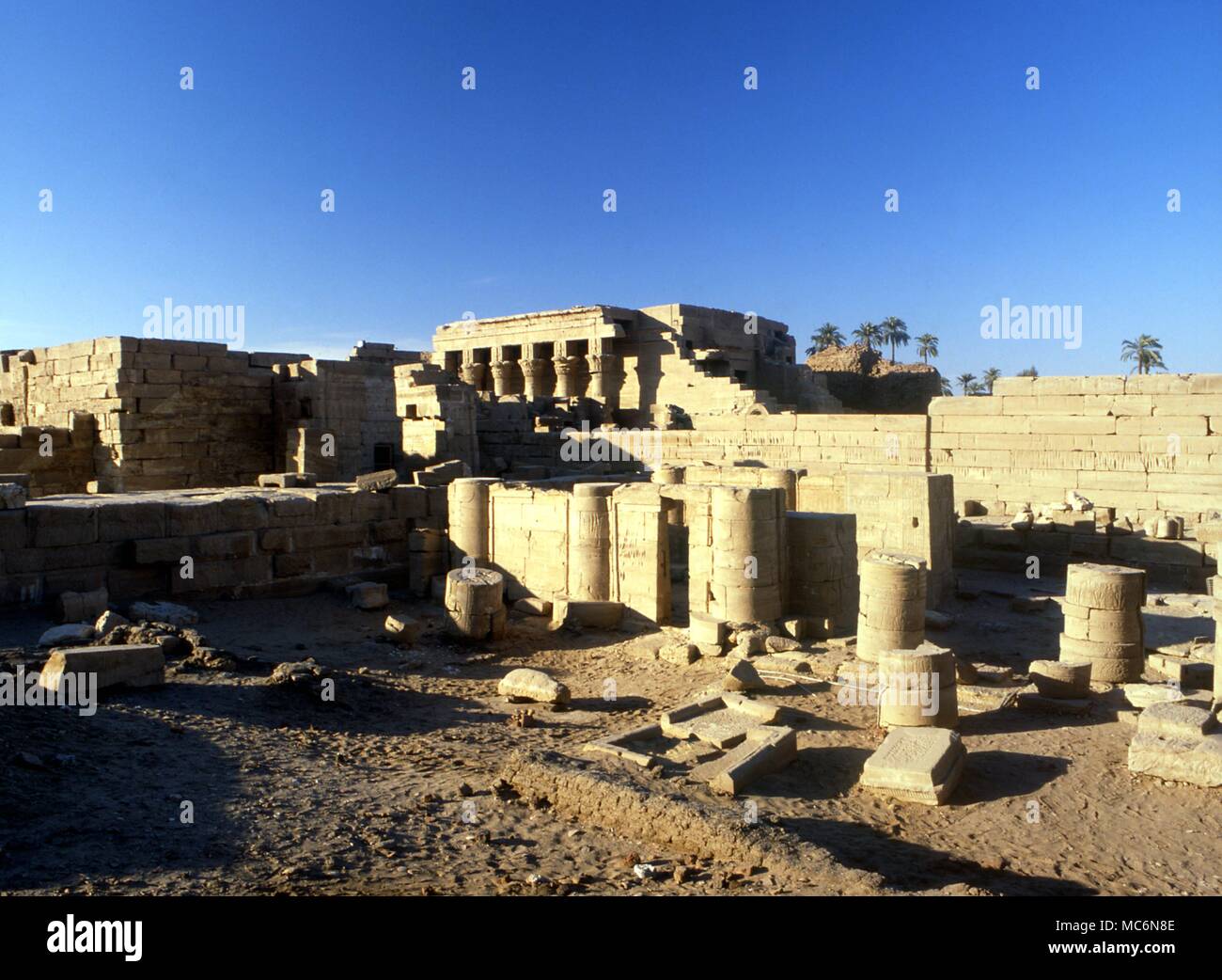 Egipto Templo de Amun Ra Karnak Foto de stock