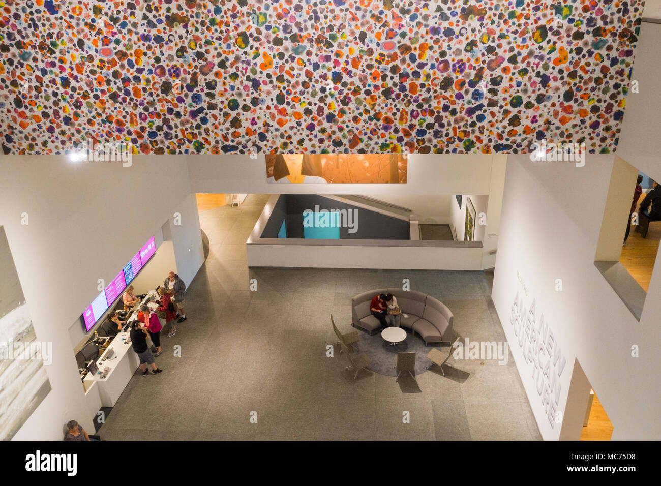 Museo de Arte de Portland en Portland Maine Foto de stock