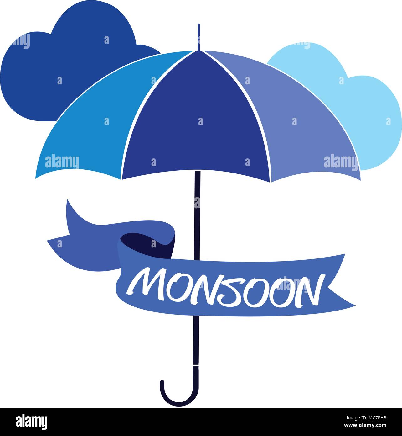 Resumen Antecedentes de monzón Ilustración del Vector