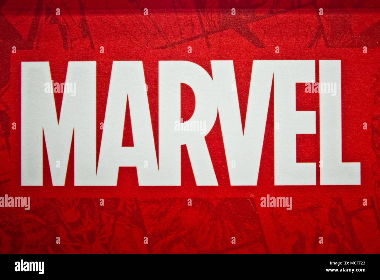 Marvel logo fotografías e imágenes de alta resolución - Alamy