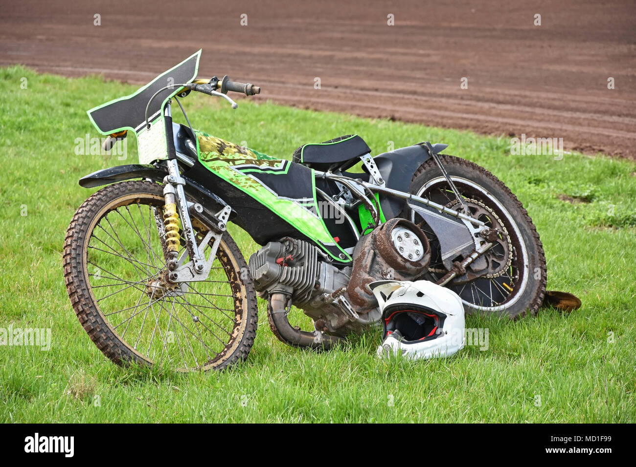 Cadena de seguridad antirrobo en moto Fotografía de stock - Alamy