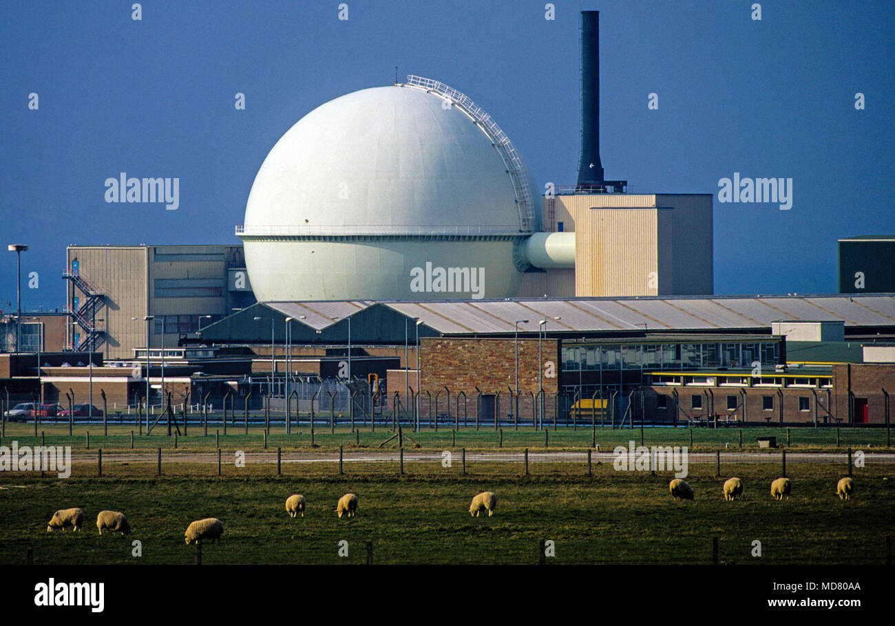 Las estaciones de energía nuclear de Dounreay, Caithness, Escocia, Reino Unido, GB. Foto de stock