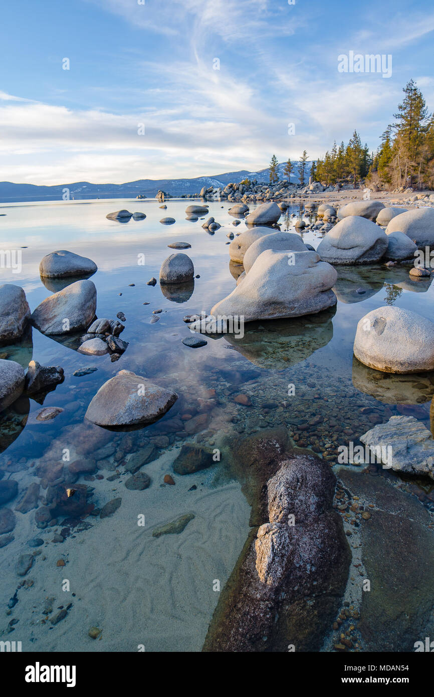 North Lake Tahoe en California Foto de stock