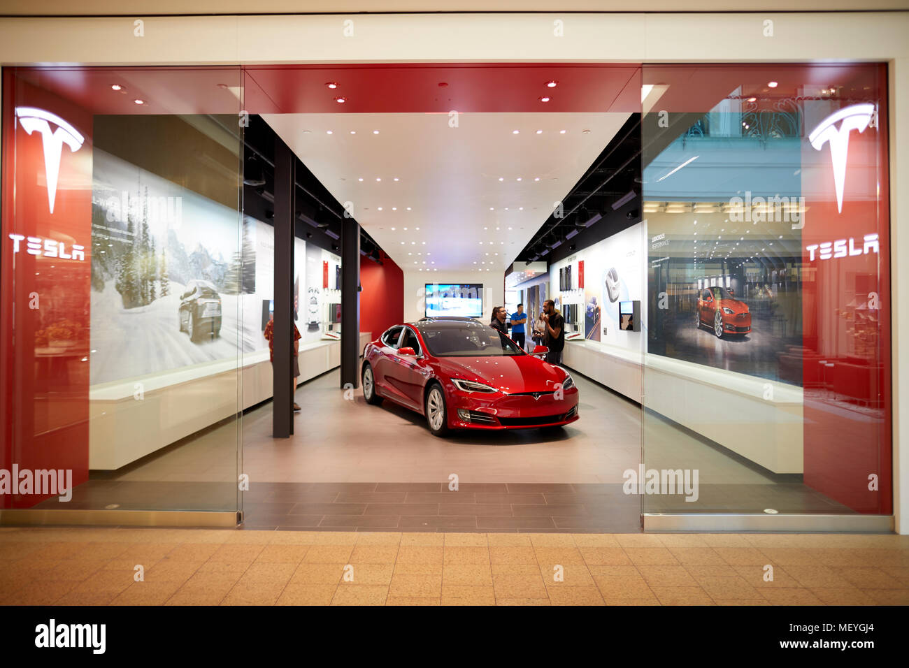 Atlanta, capital del estado de en Estados Unidos, Tesla car