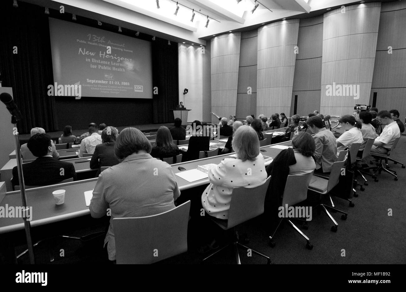 "Nuevos horizontes en el aprendizaje a distancia para la salud pública", 13 de salud pública anual cumbre de aprendizaje a distancia, 22 de septiembre de 2005. Imagen cortesía de los Centros para el Control de Enfermedades (CDC). () Foto de stock