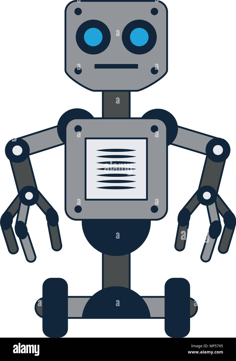 Tecnología Robot cartoon Imagen Vector de stock - Alamy