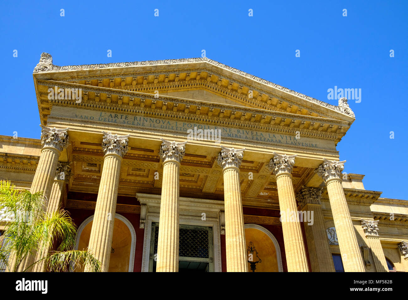 Teatro Massimo, Palermo, Sizilien, Italien Foto de stock