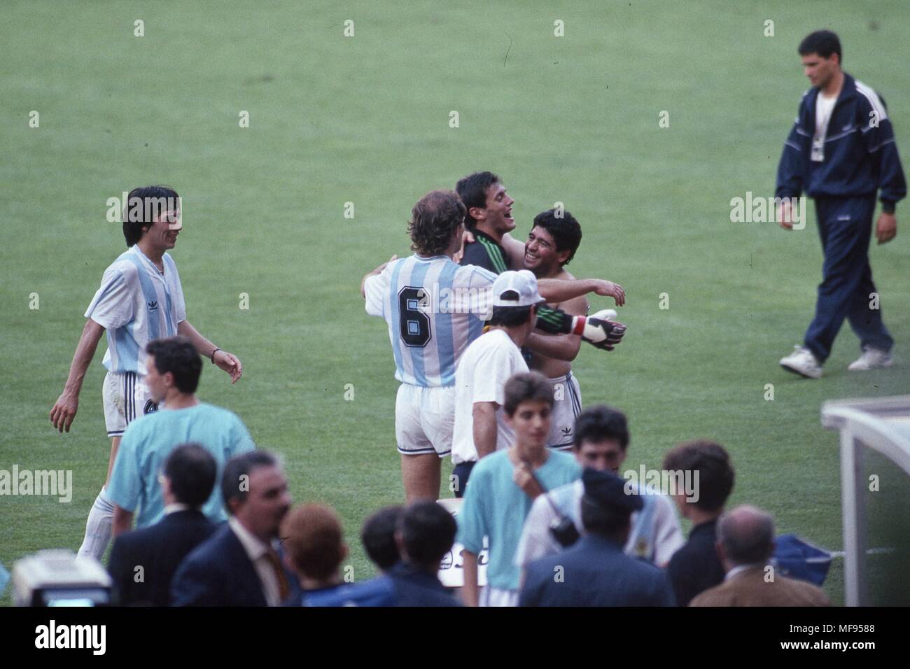 Copa Mundial de la FIFA Italia 1990, 24.6.1990, en el Estadio Delle