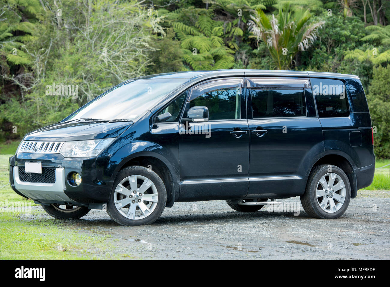 Tracción en las cuatro ruedas 2007 Mitsubishi Delica van Fotografía de  stock - Alamy