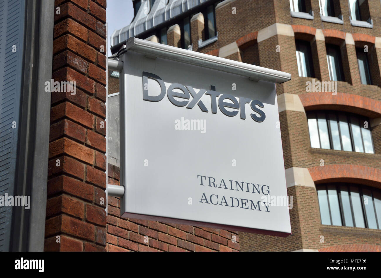 Academia de Formación de Dexter en Pimlico, Londres, Reino Unido. Foto de stock