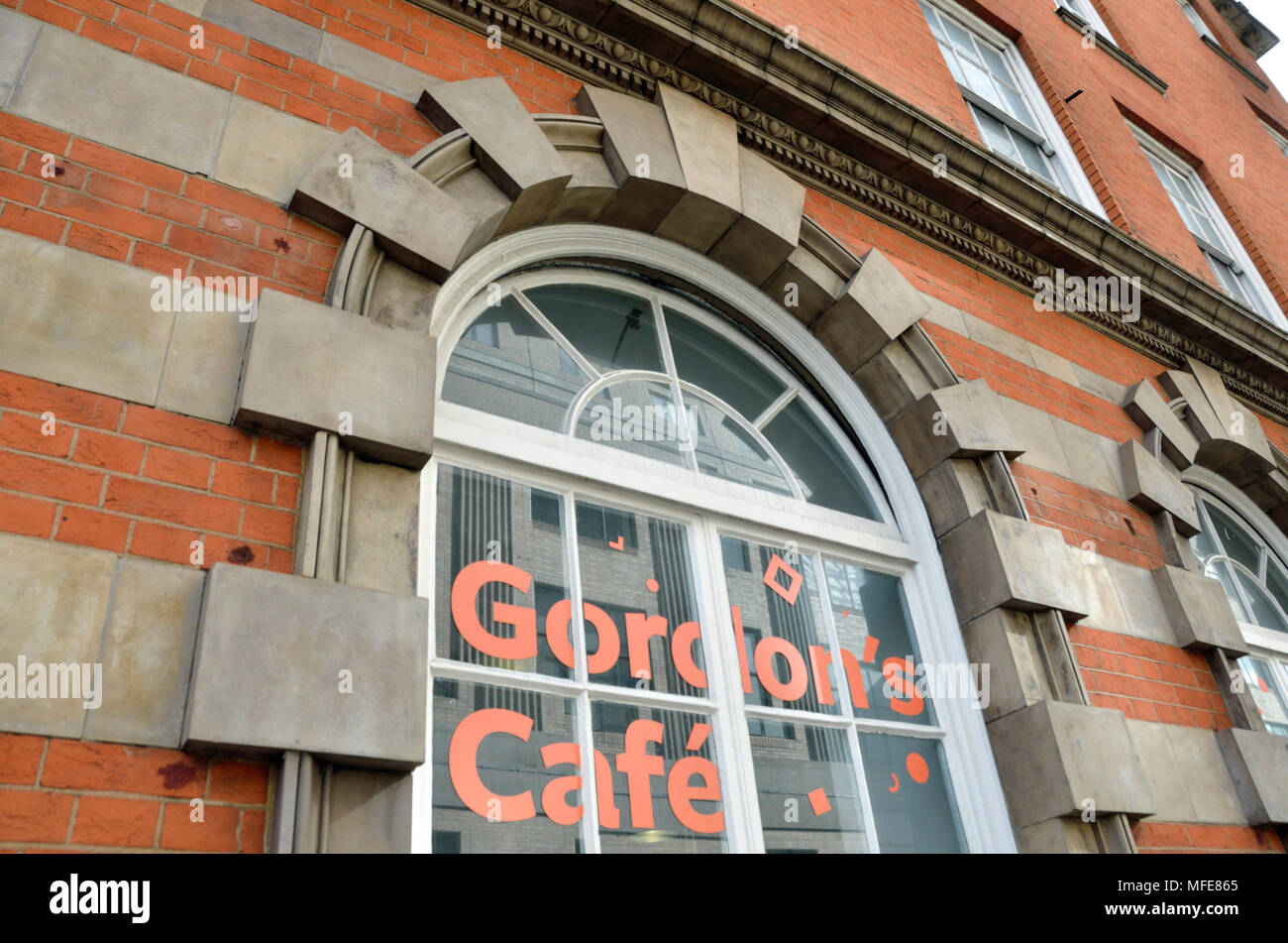 UCLU Gordon's Cafe, Gordon Street, King's Cross, Londres, Reino Unido. Foto de stock