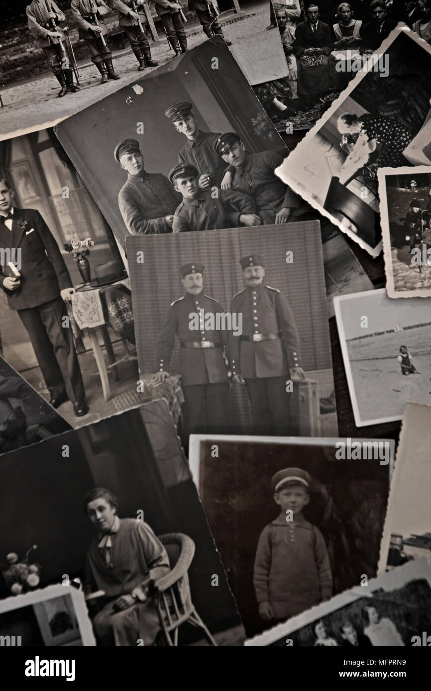 Fotos históricas desde los 1910s, 20s y 30s Foto de stock
