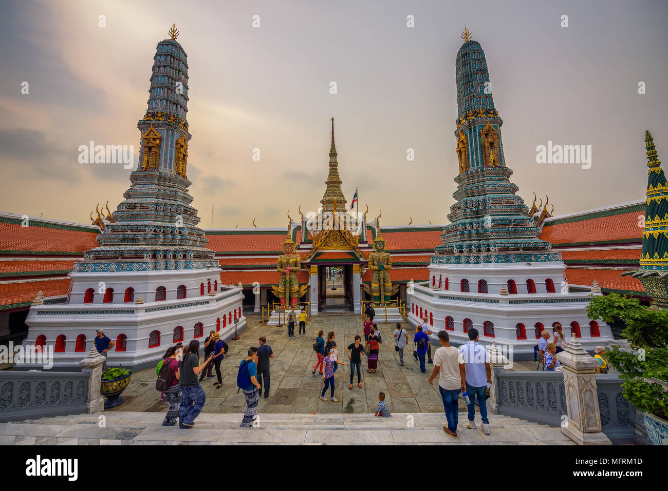 Gran palacio en Bangkok, Tailandia Foto de stock