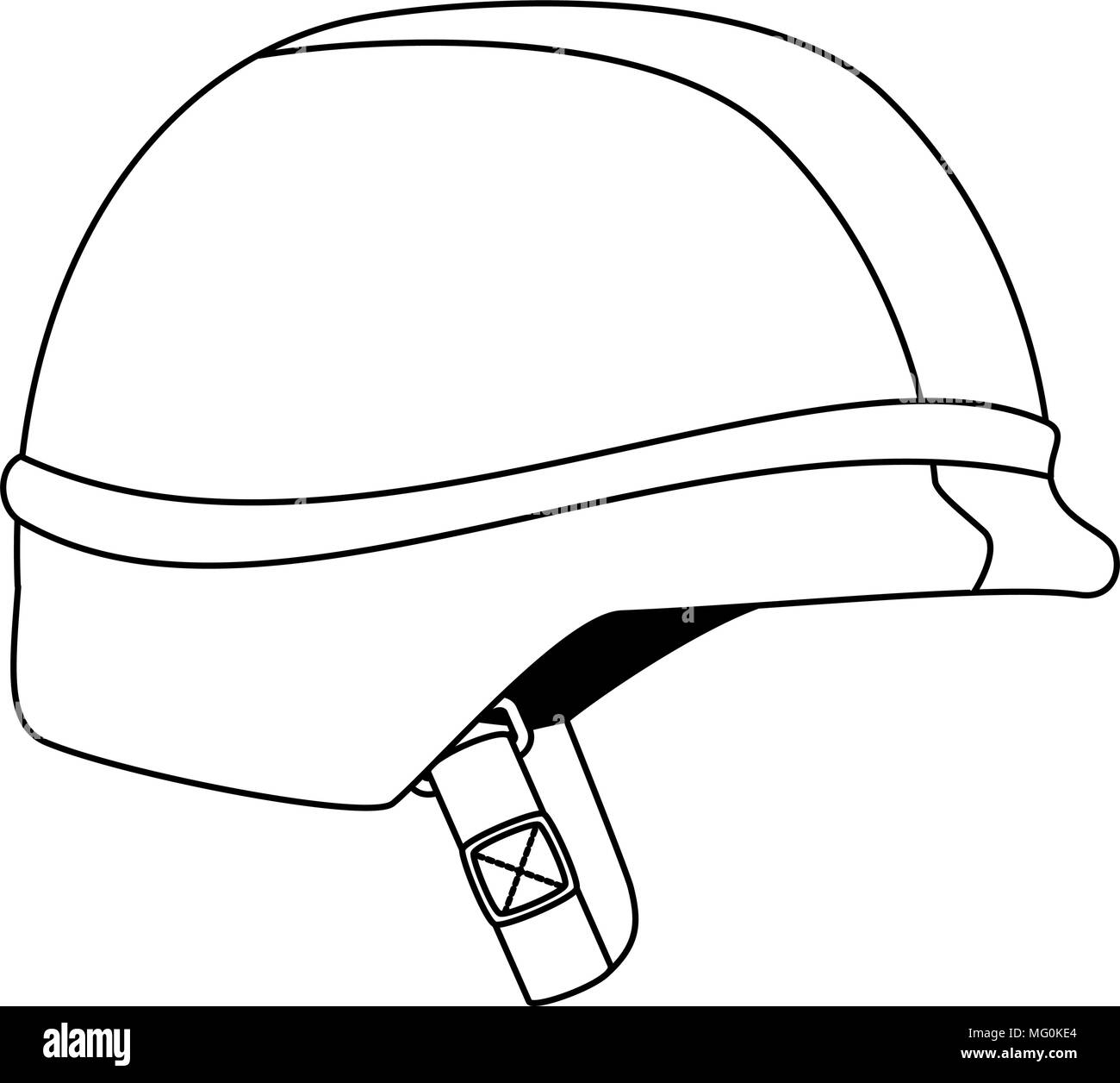 Casco militar guerra icono diseño ilustración vectorial Imagen Vector de  stock - Alamy