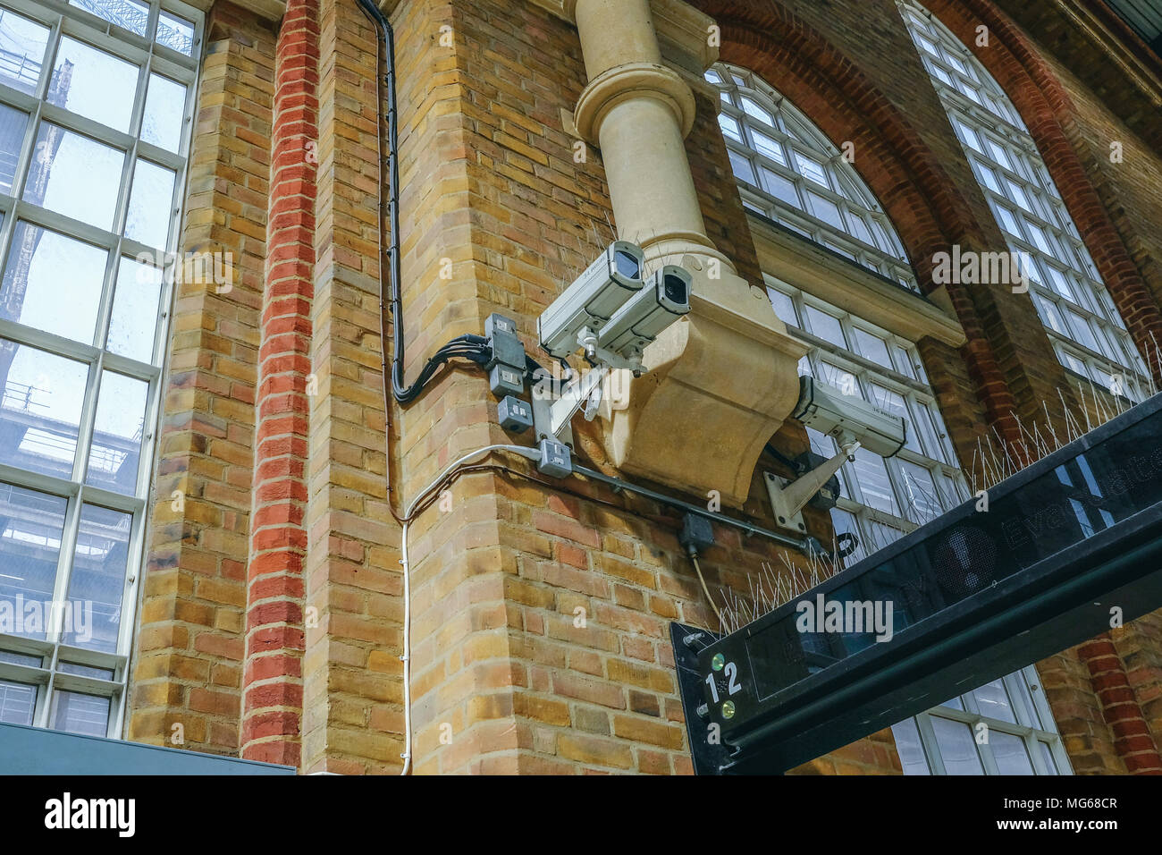 Londres Reino Unido Abril 6 2018 Las Camaras De Seguridad