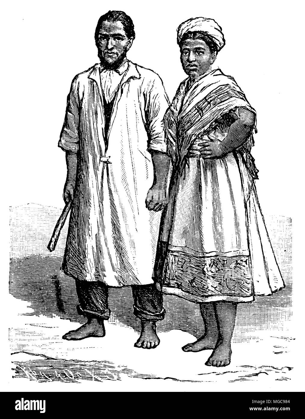 La gente de las Azores, 1904 Foto de stock