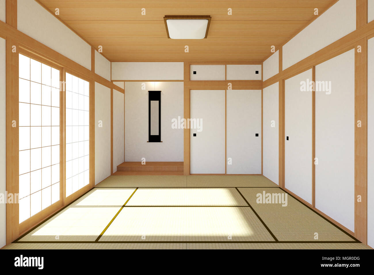 Traditional japanese living room fotografías e imágenes de alta