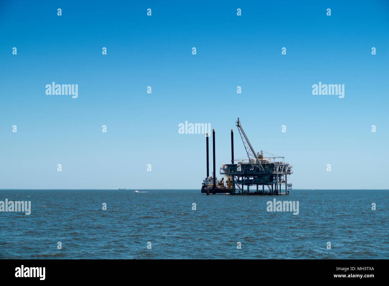 ExxonMobil plataformas de gas natural en la bahía de Mobile, Alabama