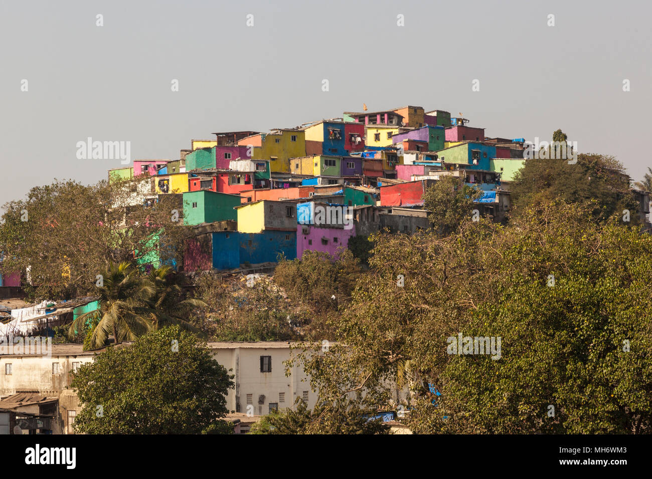 Asalpha village, Mumbai, India Foto de stock