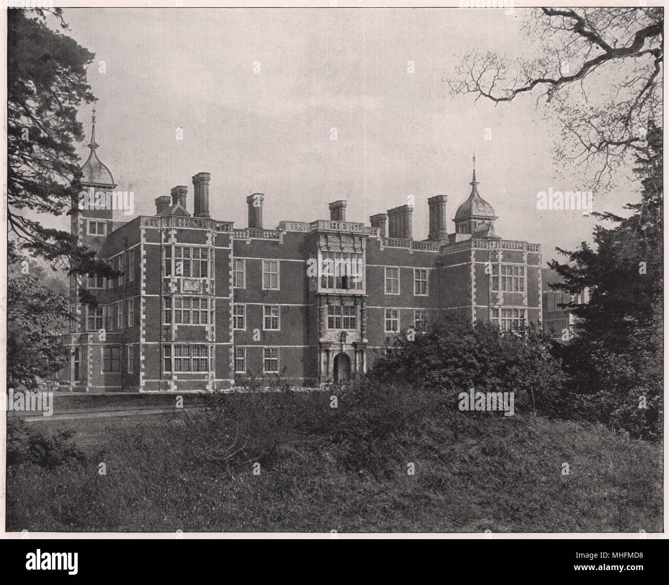 Charlton House, cerca de Woolwich Common, fue construida entre 1607 y 1612 Foto de stock